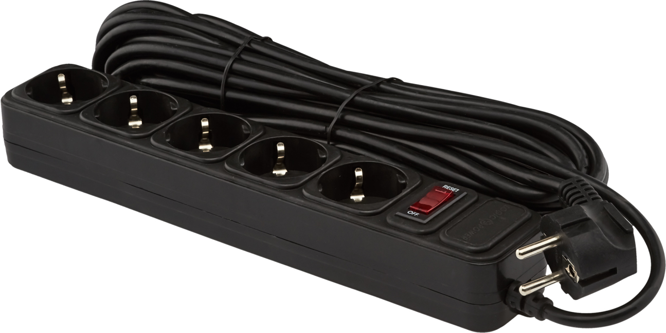 Сетевой фильтр LogicPower LP-X5, 10 m Black (OEM) (2750) в интернет-магазине, главное фото