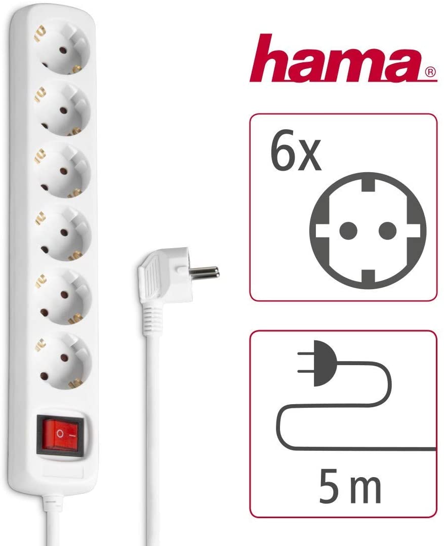 Hama 6XSchuko 3G*1.5мм 5м в магазині в Києві - фото 10