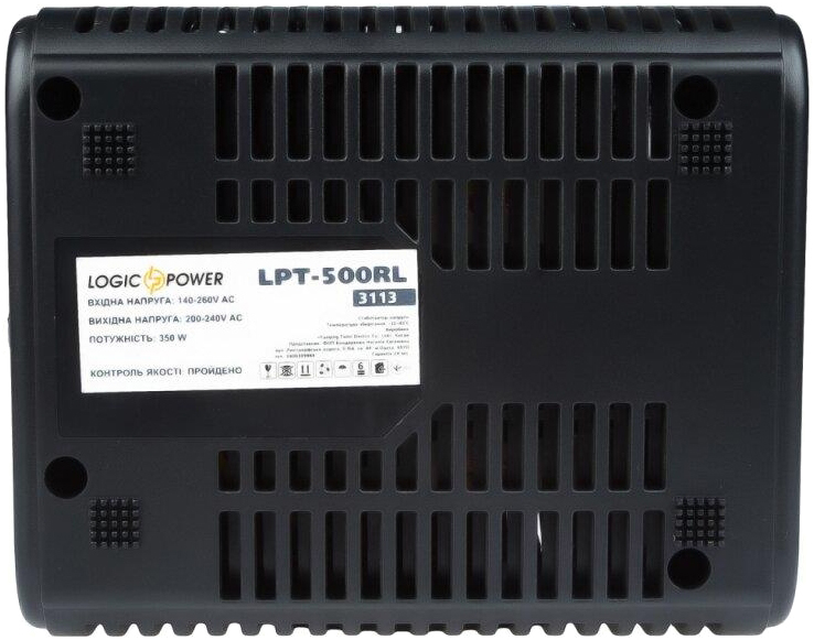 Стабилизатор напряжения LogicPower LPT-500RL (350W) (3113) обзор - фото 8