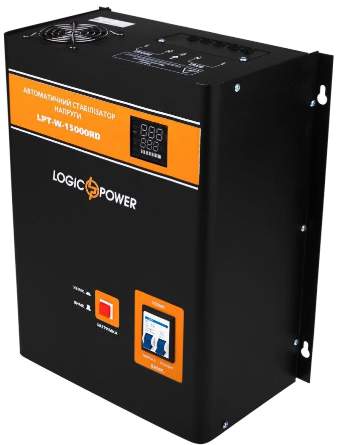 Стабилизатор напряжения LogicPower LPT-W-15000RD BLACK (10500W) (6614) в интернет-магазине, главное фото