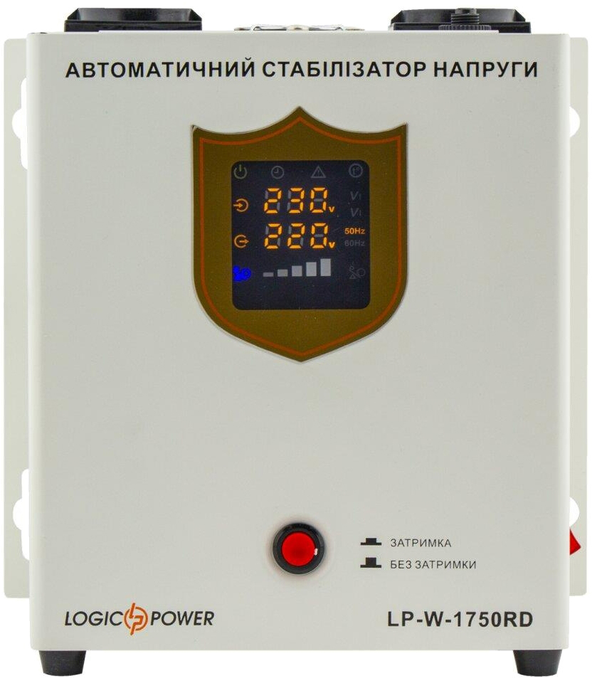 Характеристики стабилизатор напряжения LogicPower LP-W-1750RD (1000W) (10348)