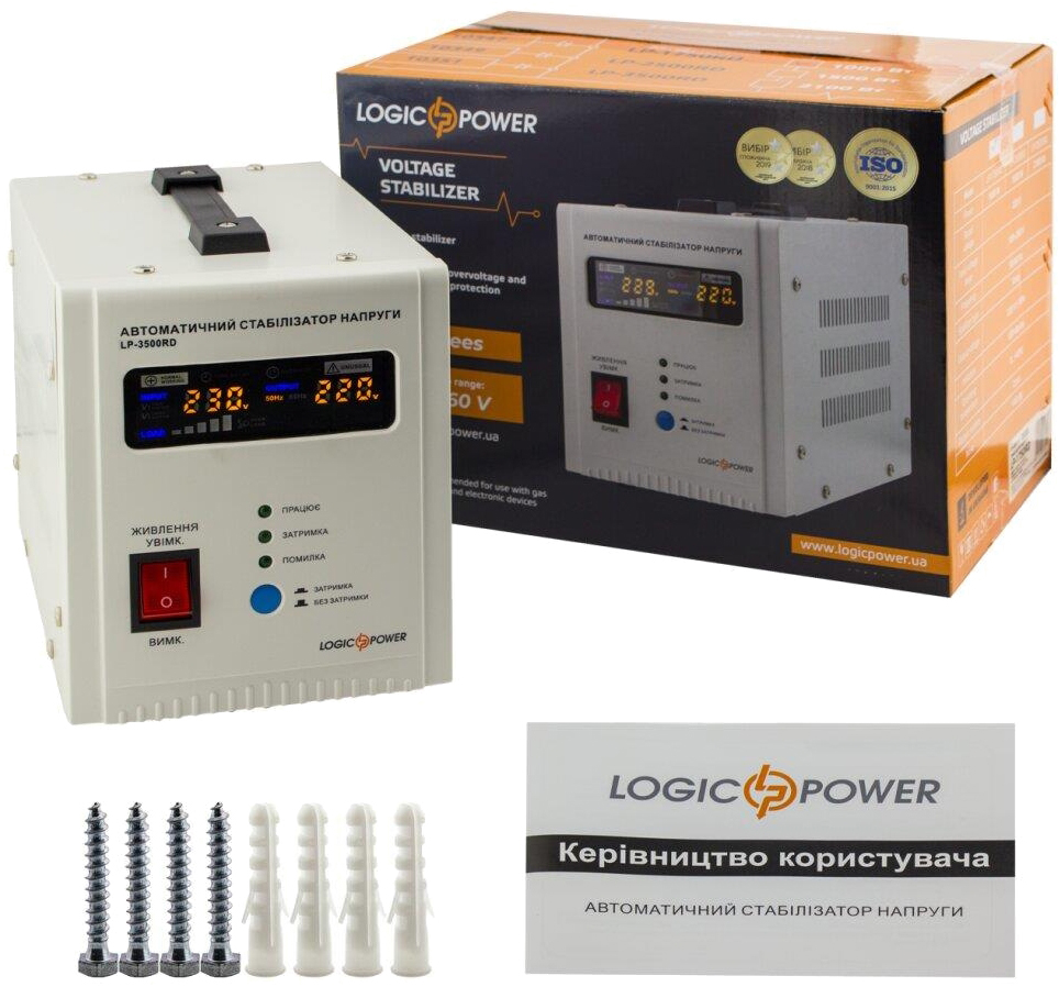 Стабілізатор напруги LogicPower LP-3500RD (2100W) (10351) відгуки - зображення 5