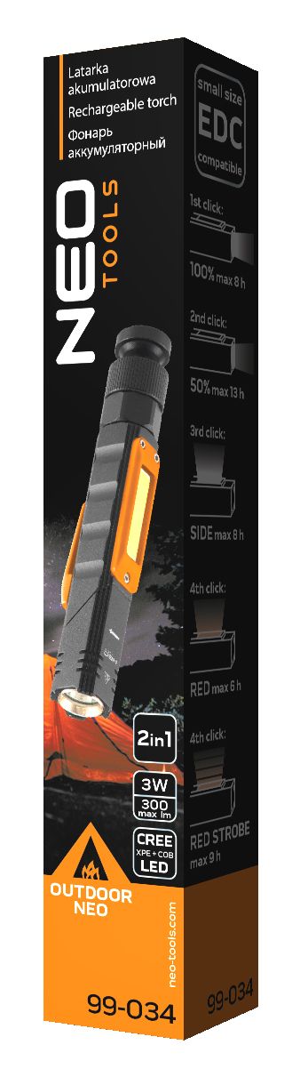 Кишеньковий ліхтарик Neo Tools 99-034 інструкція - зображення 6