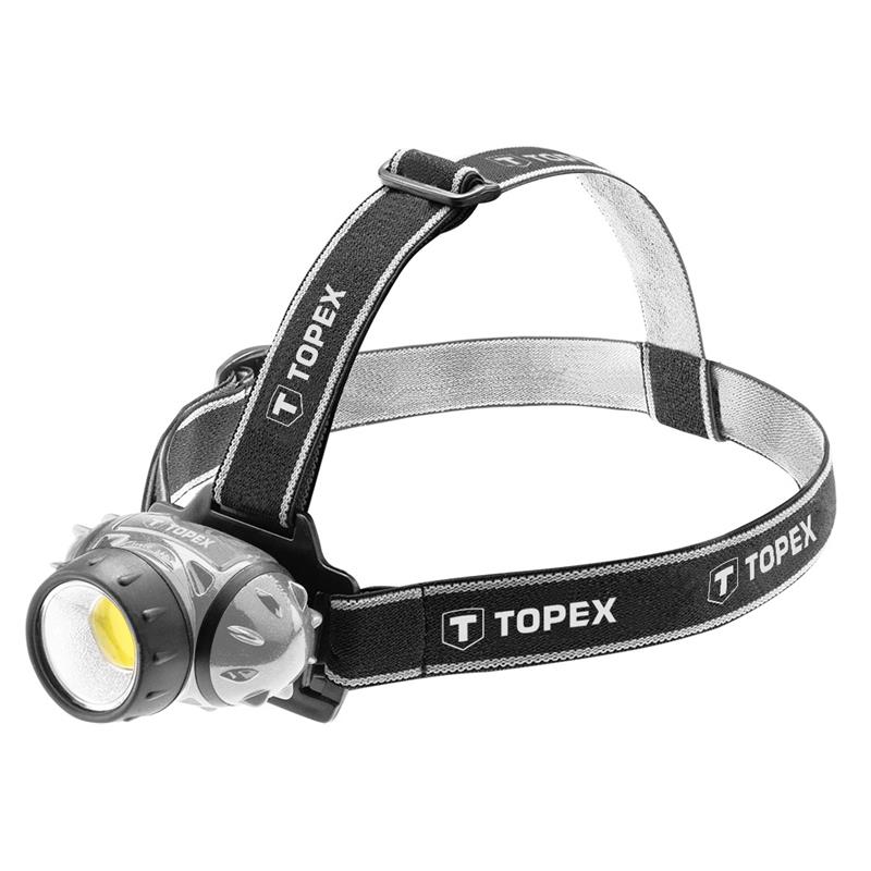 Характеристики налобный фонарик Topex 94W391