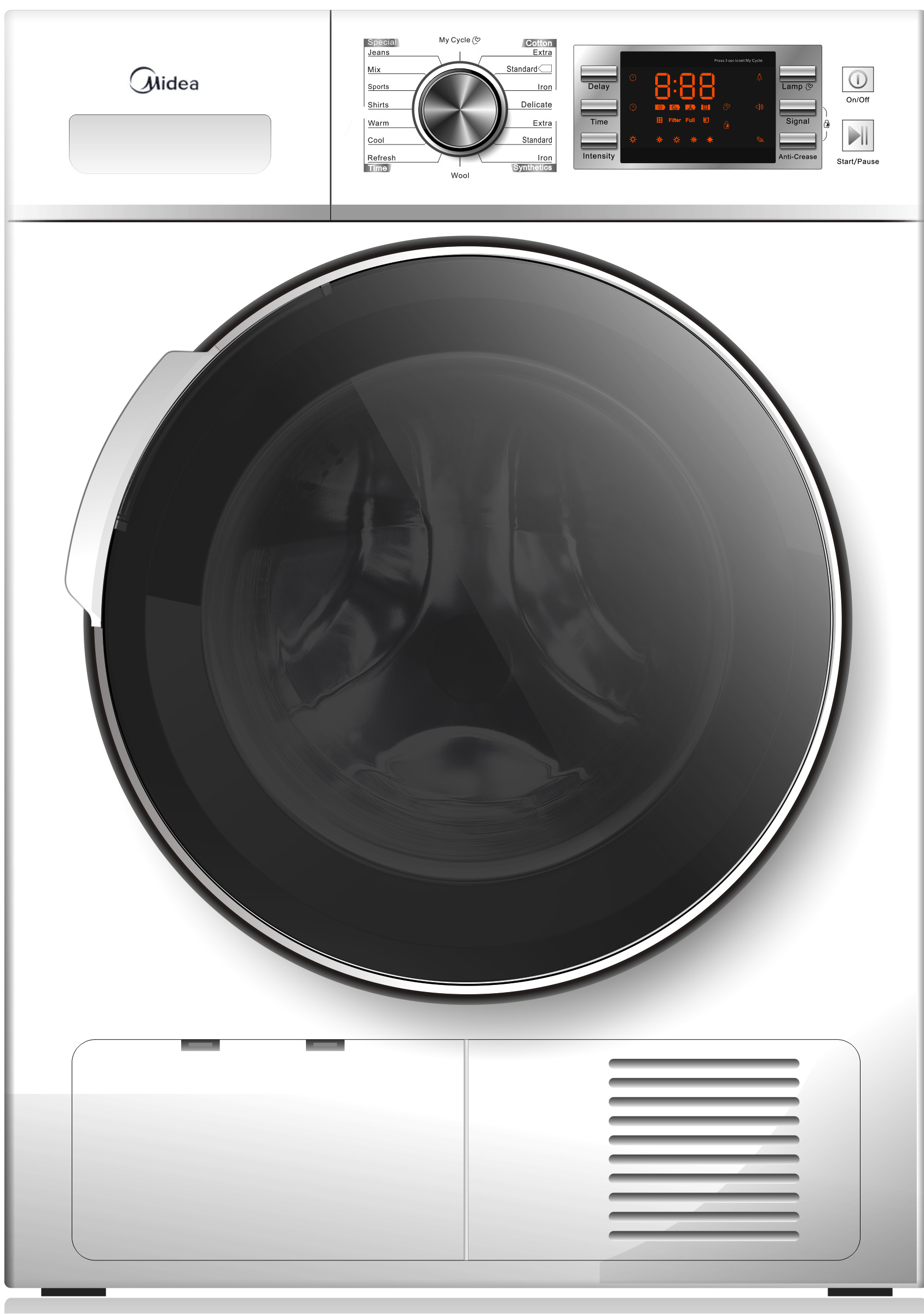 Сушильная машина Midea WTN 86201 в интернет-магазине, главное фото