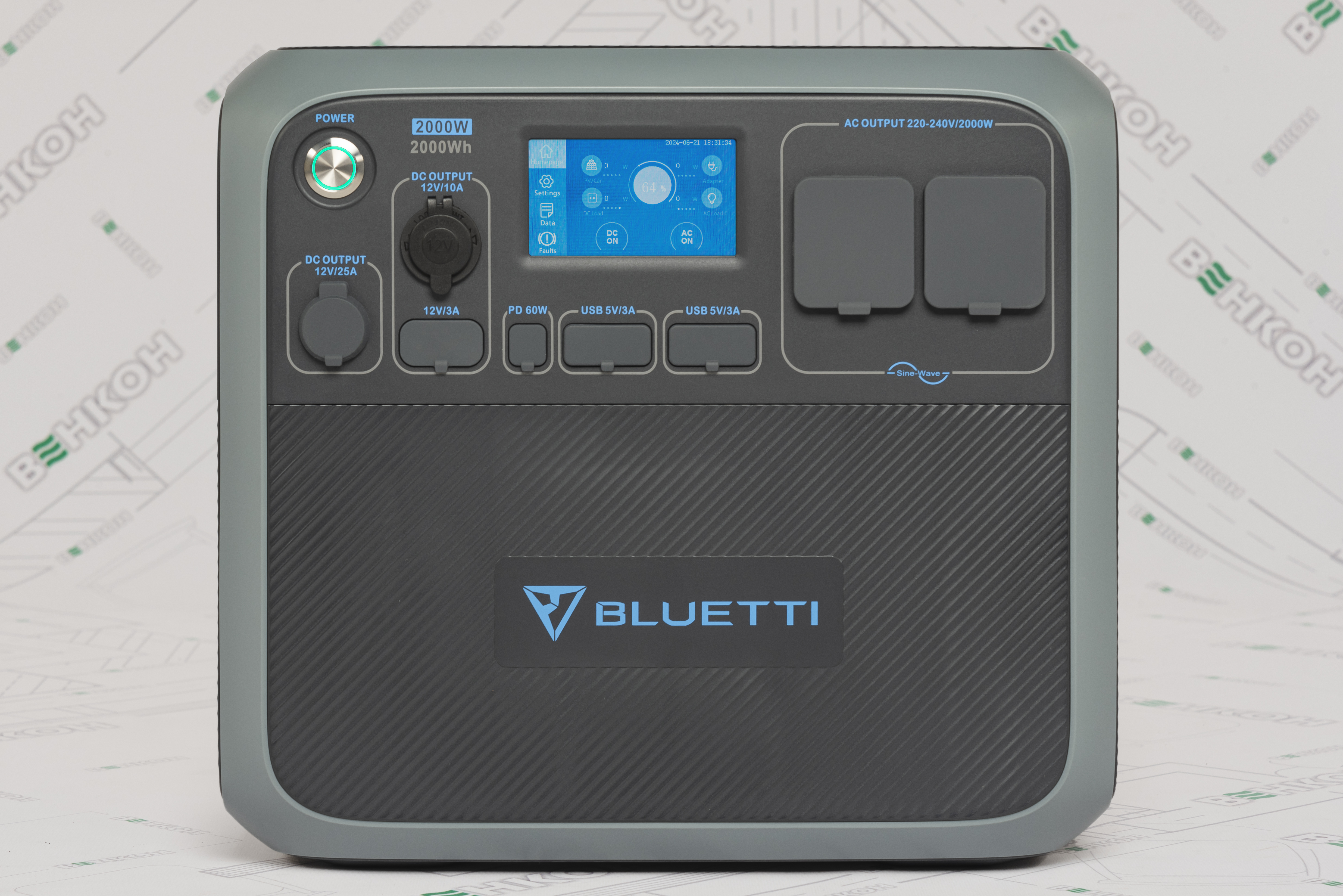 Портативна зарядна станція Bluetti PowerOak AC200P ціна 55999 грн - фотографія 2