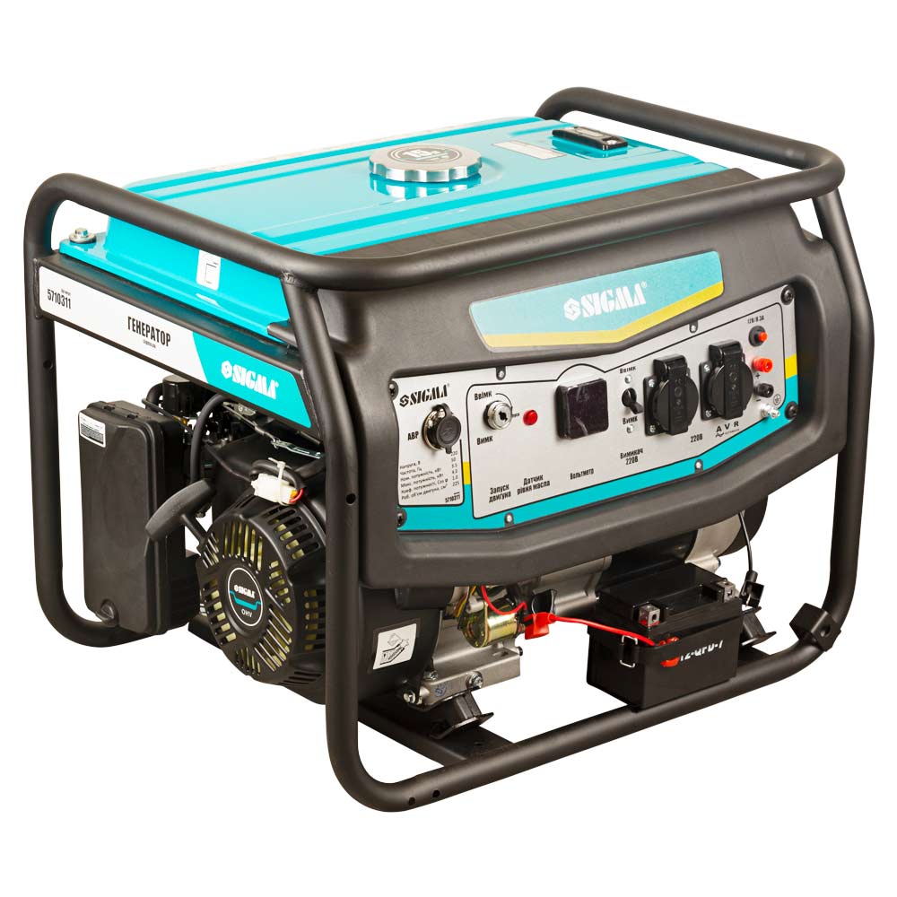 Генератор Sigma 230В 3.5/4.0кВт (5710311) цена 28306 грн - фотография 2