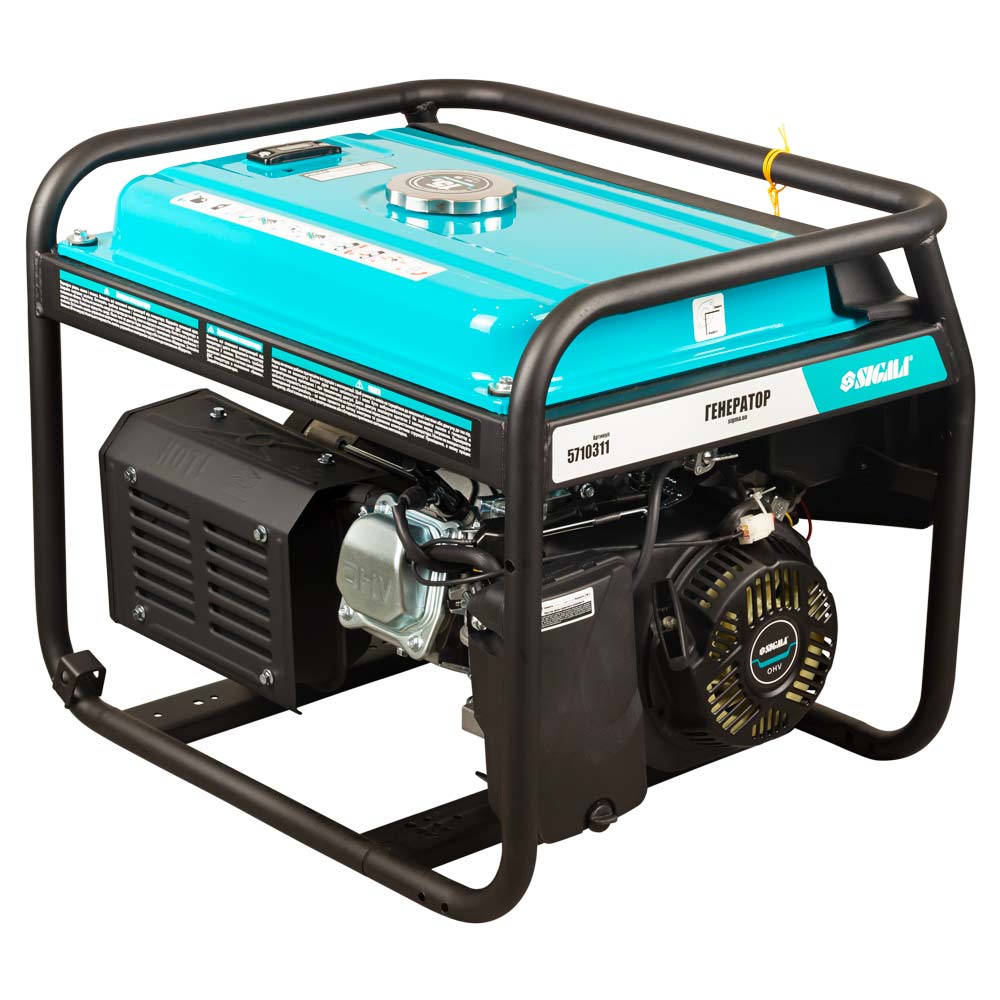 Генератор Sigma 230В 3.5/4.0кВт (5710311) обзор - фото 8