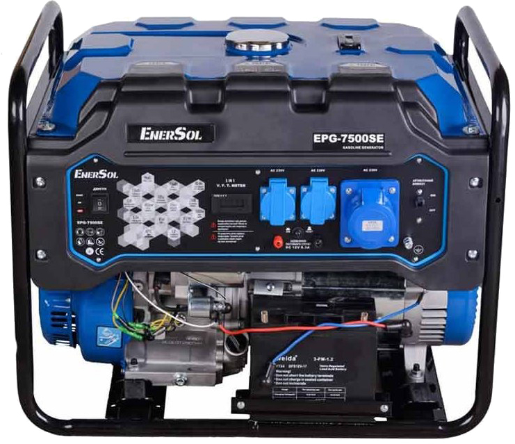 Характеристики генератор на 7 квт EnerSol EPG-7500SEA