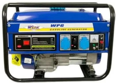Характеристики генератор Werk WPG3800
