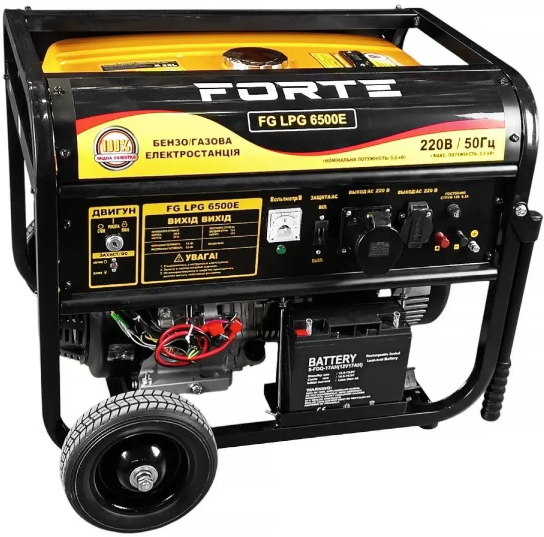 Генератор Forte FG LPG 6500E інструкція - зображення 6