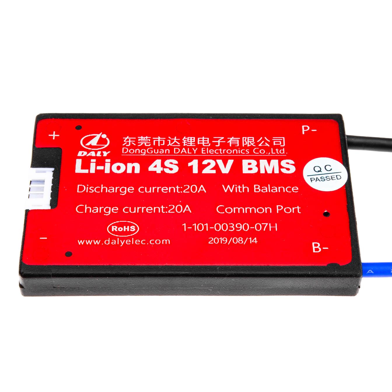 BMS плата LogicPower Li-ion 12V 4S 20A симметрия (9508)