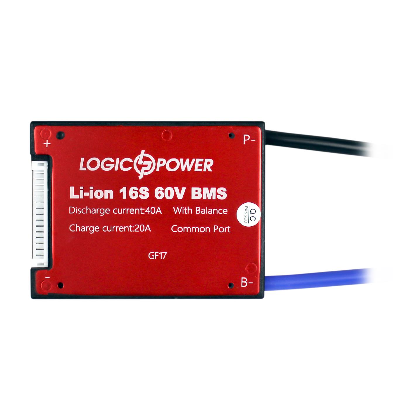 в продажу BMS плата LogicPower Li-ion 60V 16S Dis 40A Ch 20A (14926) - фото 3