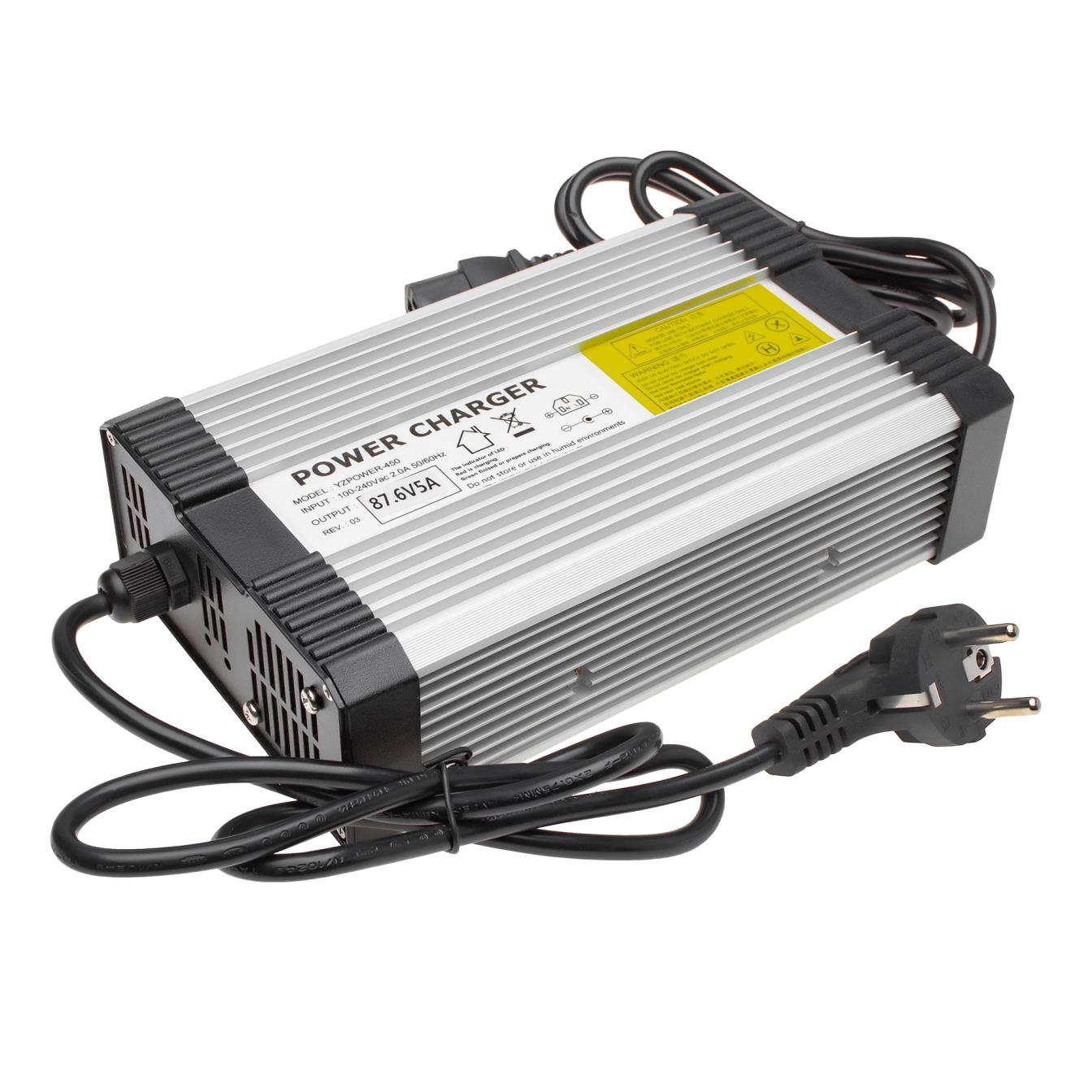 Зарядний пристрій для акумулятора LogicPower LiFePO4 72V (87.6V)-5A-360W (9591)