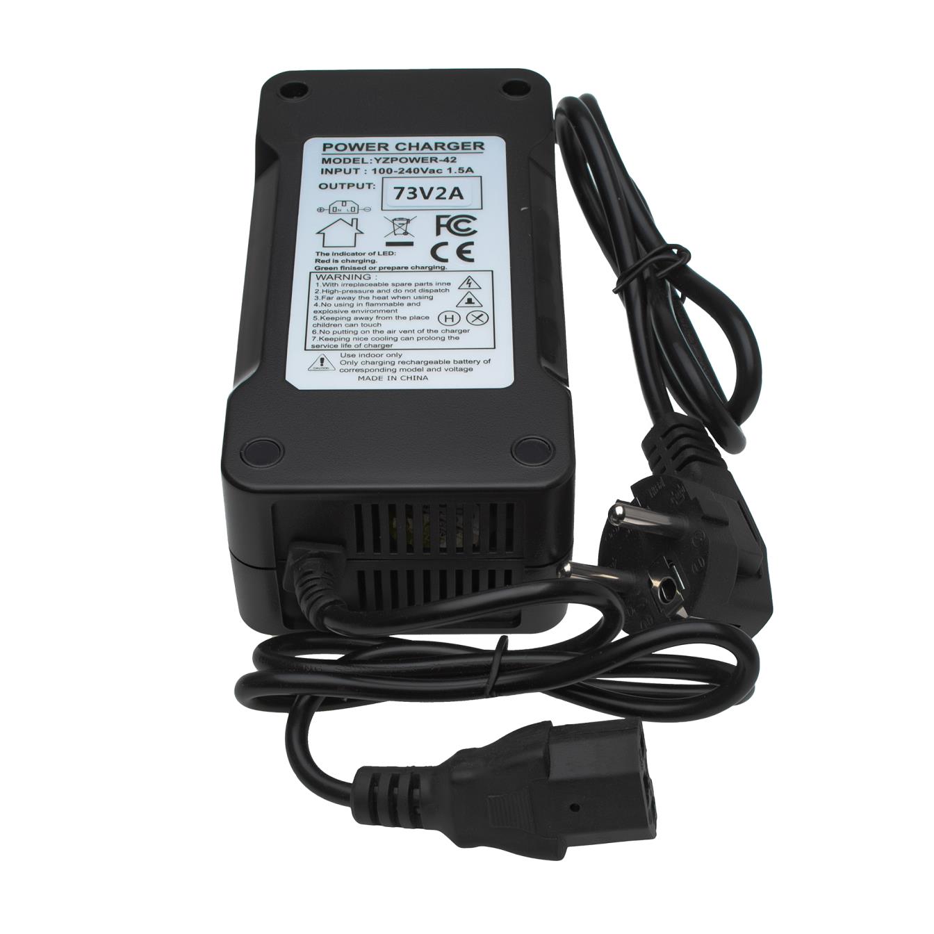 Зарядний пристрій для акумулятора LogicPower LiFePO4 60V (73V)-2A-120W (9541) ціна 838 грн - фотографія 2