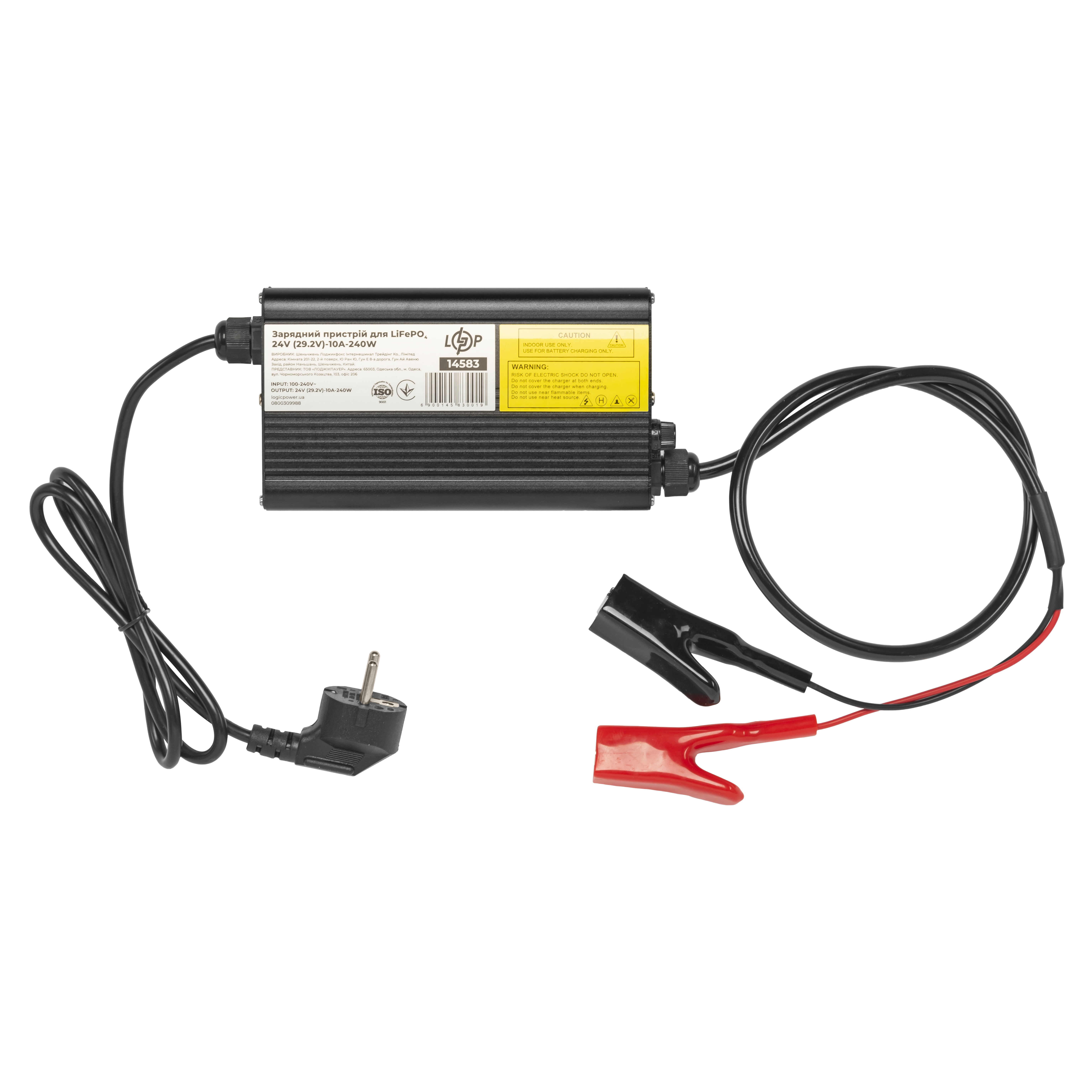 Зарядное устройство для аккумулятора LogicPower LiFePO4 24V (29.2V)-10A-240W (14583)
