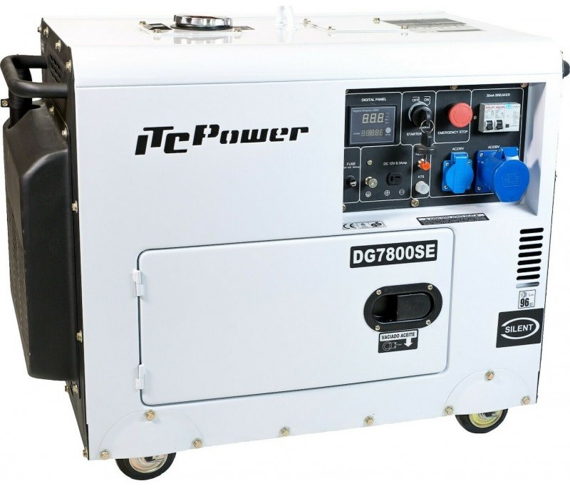 Характеристики генератор ITC Power DG7800SE