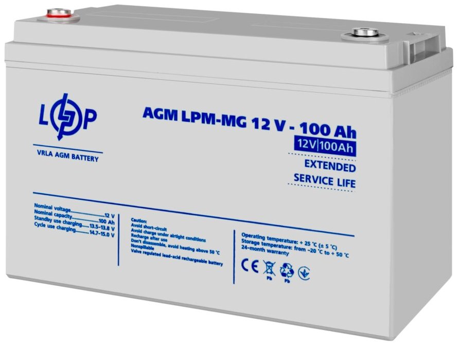 продаємо LogicPower LPM-MG 12V - 100 Ah (3877) в Україні - фото 4