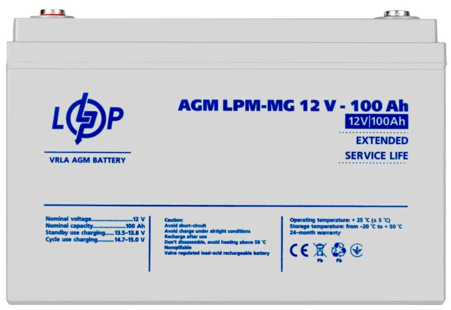LogicPower LPM-MG 12V - 100 Ah (3877)