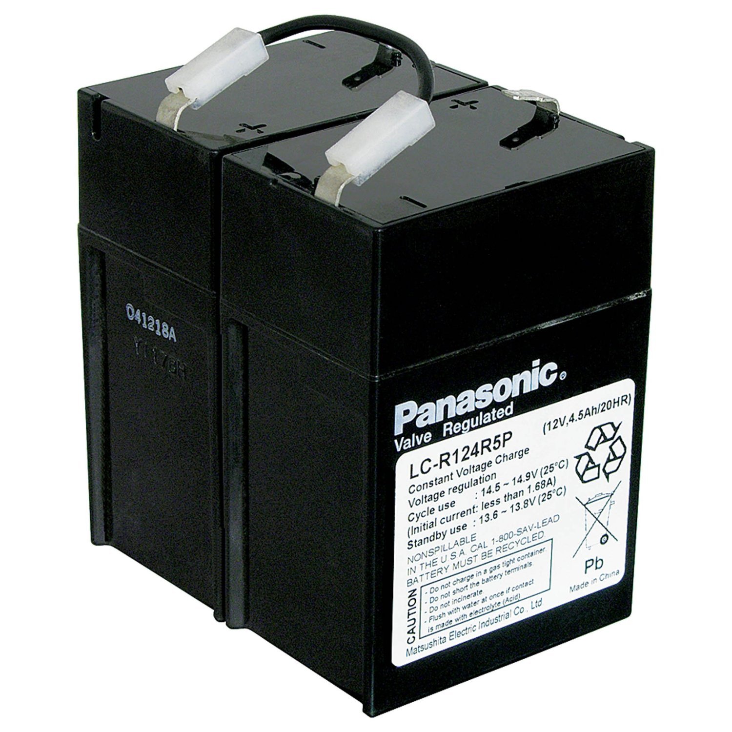 Аккумулятор свинцово-кислотный Panasonic LC-R124R5P