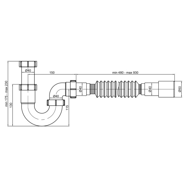 Lidz (WHI) 60 08 E002 00 Габаритные размеры