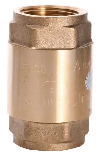 Характеристики обратный клапан для воды Solomon 1/2" EUROPA 6026