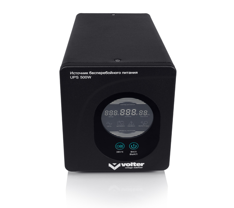 Характеристики джерело безперебійного живлення Volter UPS-500