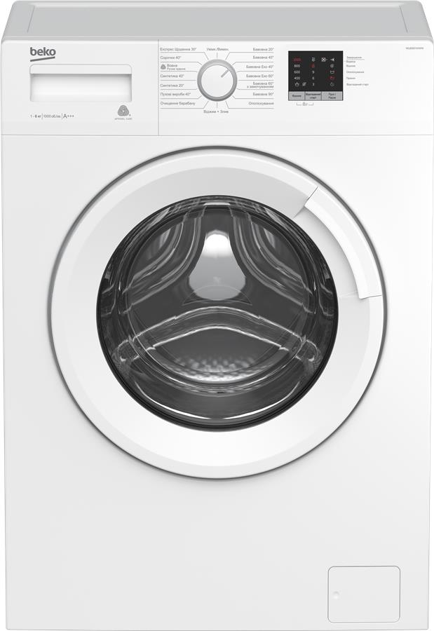 Характеристики пральна машина з електронним керуванням Beko WUE6511XWW