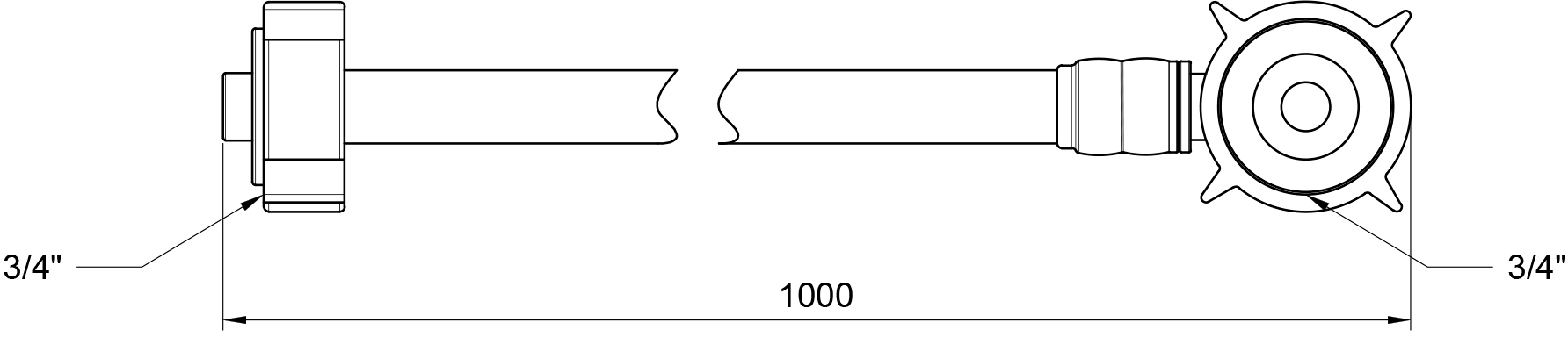 SD Plus 100 см SD095W100 Габаритні розміри