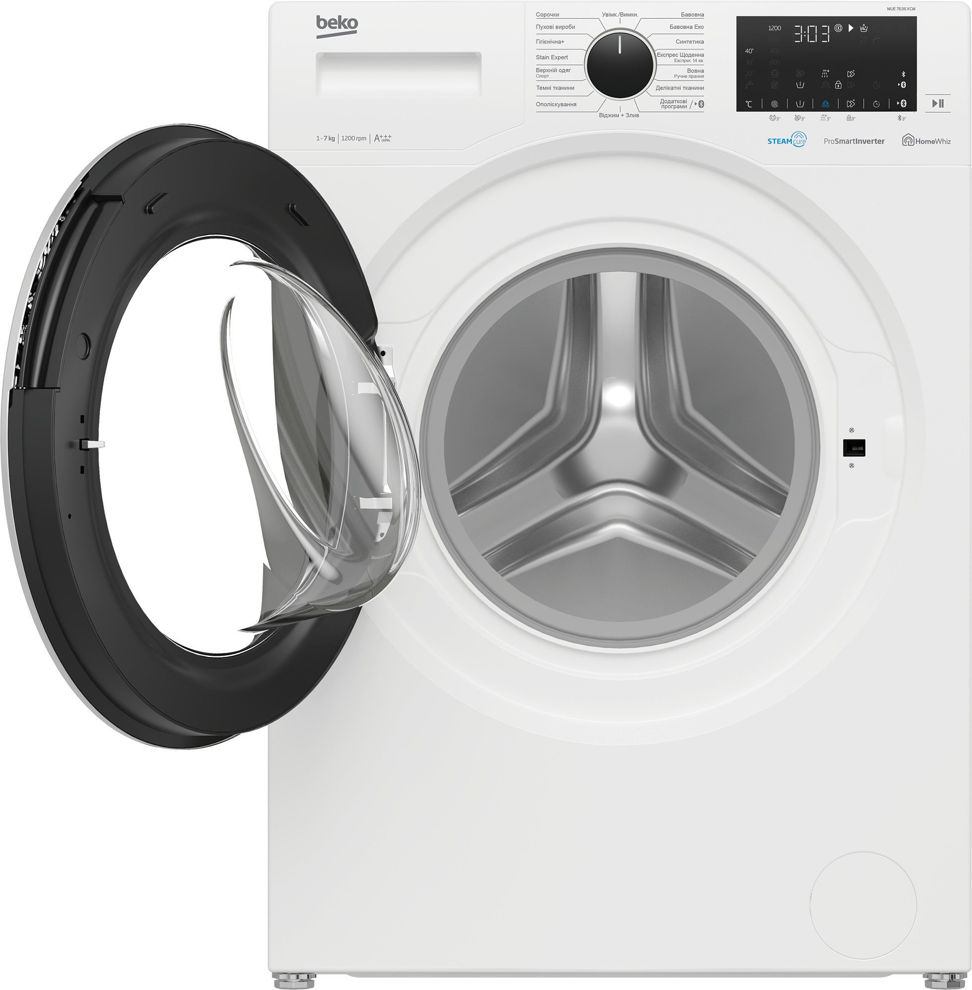 в продажу Пральна машина Beko WUE7636XC [WUE7636XCW] - фото 3