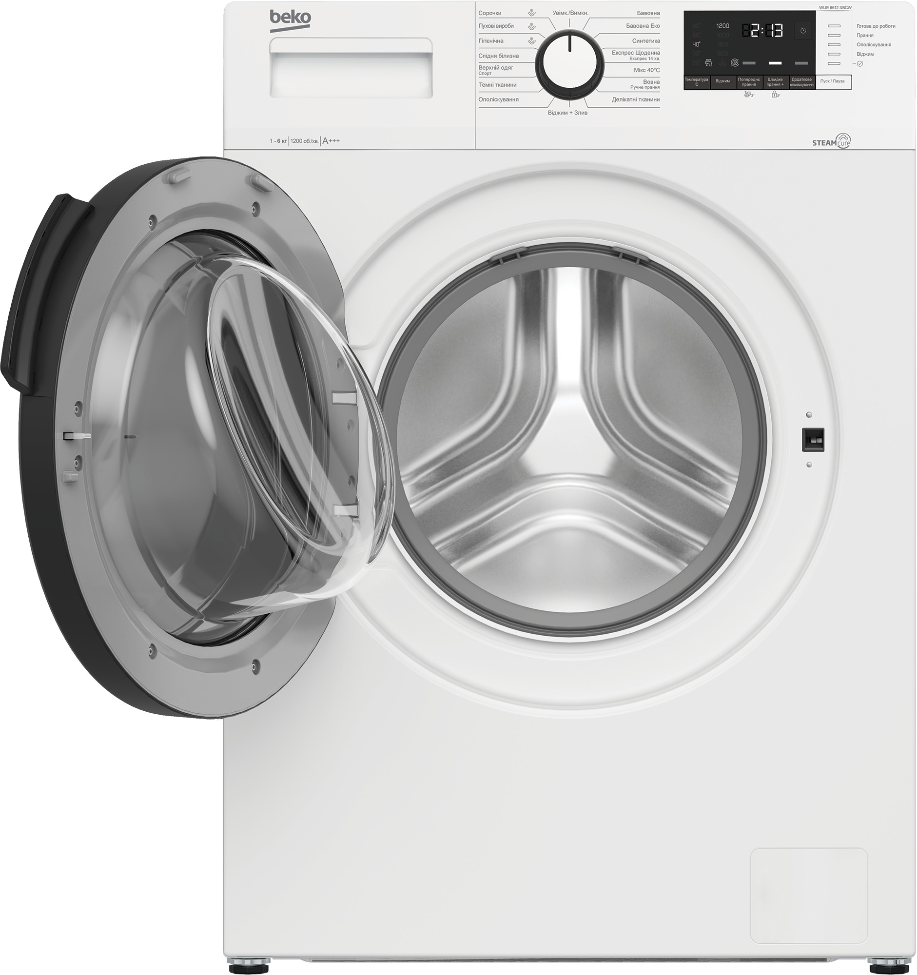 в продажу Пральна машина Beko WUE6612XBCW - фото 3