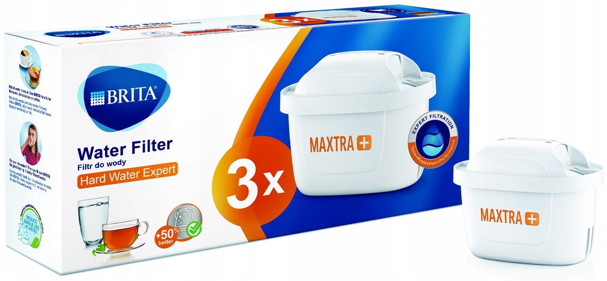 Комплект картриджей для фильтра-кувшина Brita Maxtra+ Limescale 3шт. (для жесткой воды)