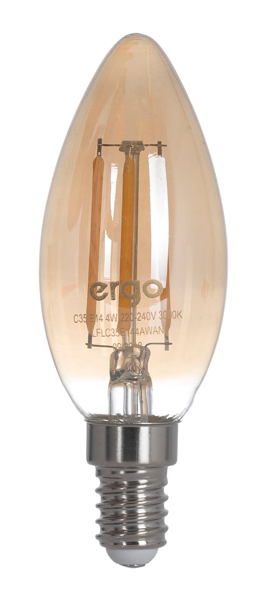 Светодиодная лампа мощностью 4 Вт Ergo Filament C35