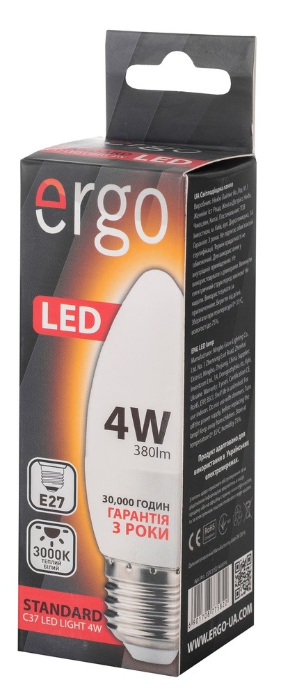 в продаже светодиодная лампа Ergo Standard C37 - фото 3