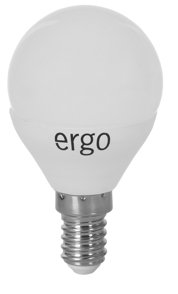 Светодиодная лампа мощностью 4 Вт Ergo Standard G45 E14 4W 220V 3000K