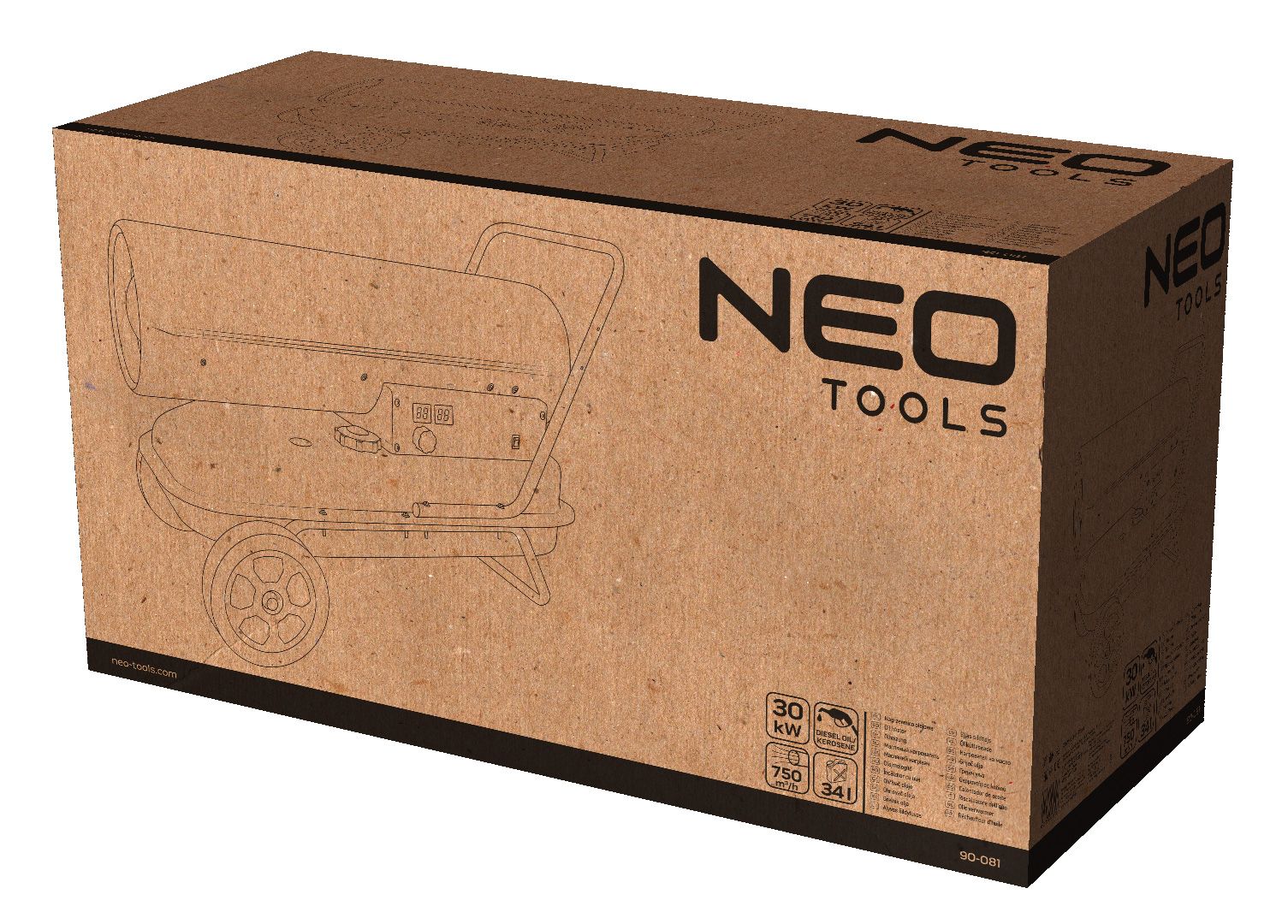 Тепловая пушка Neo Tools 90-081 обзор - фото 8