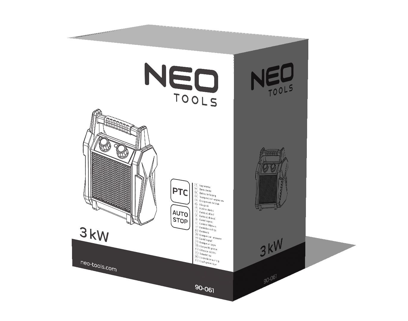 Тепловентилятор Neo Tools 90-061 ціна 2222.00 грн - фотографія 2
