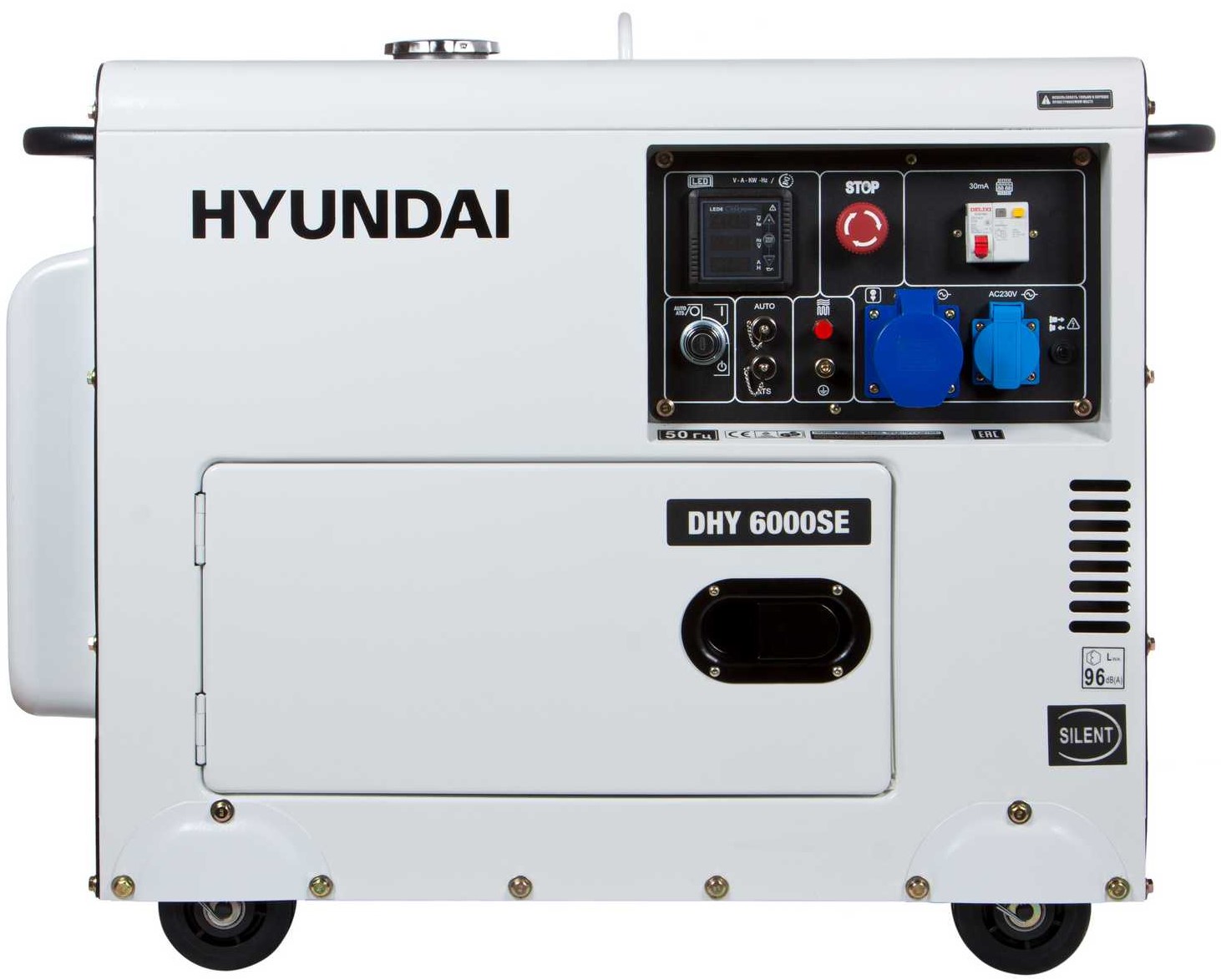 Генератор на 5 кВт Hyundai DHY 6000SE