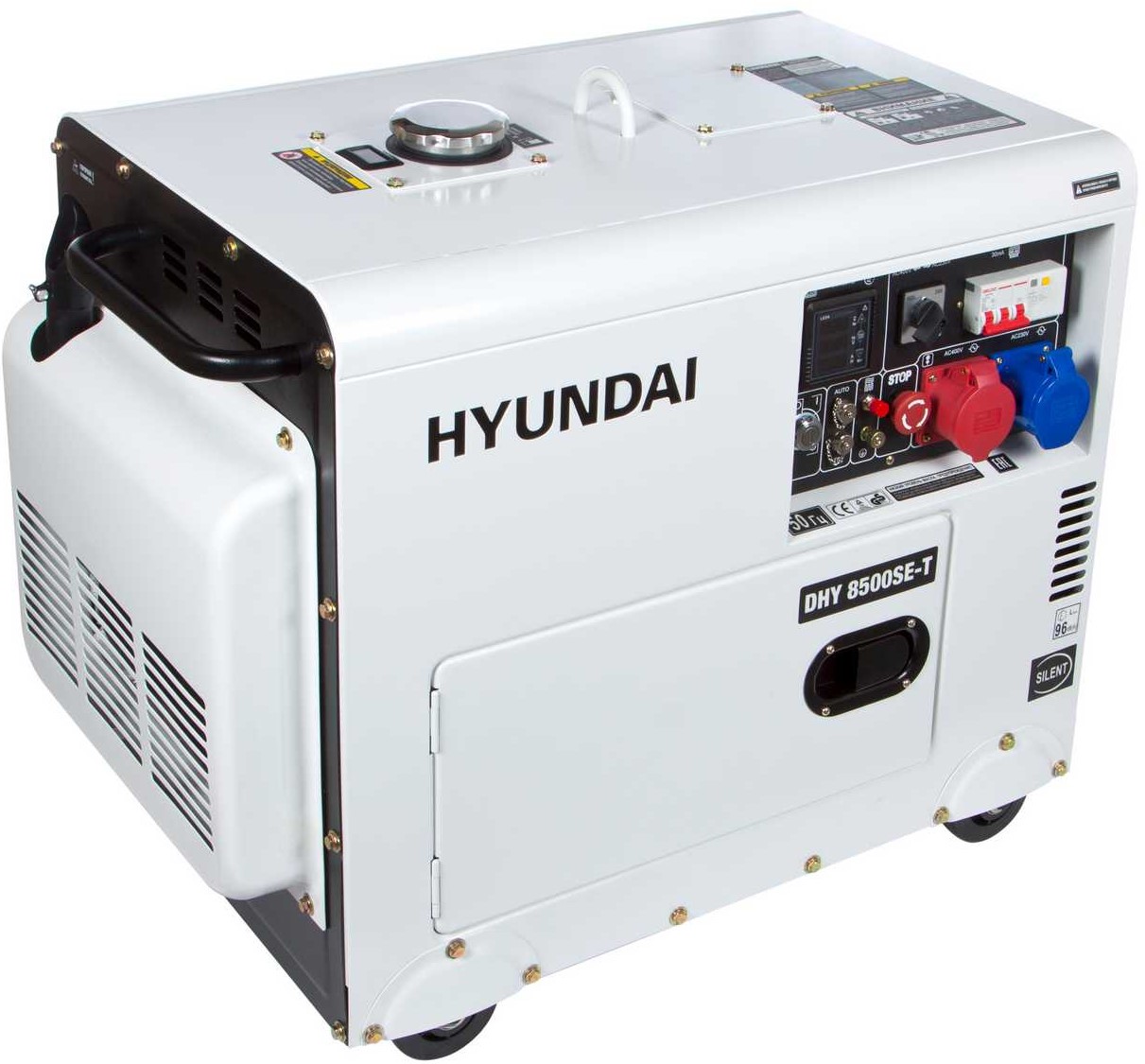 Дизельний генератор Hyundai DHY 8500SE-T