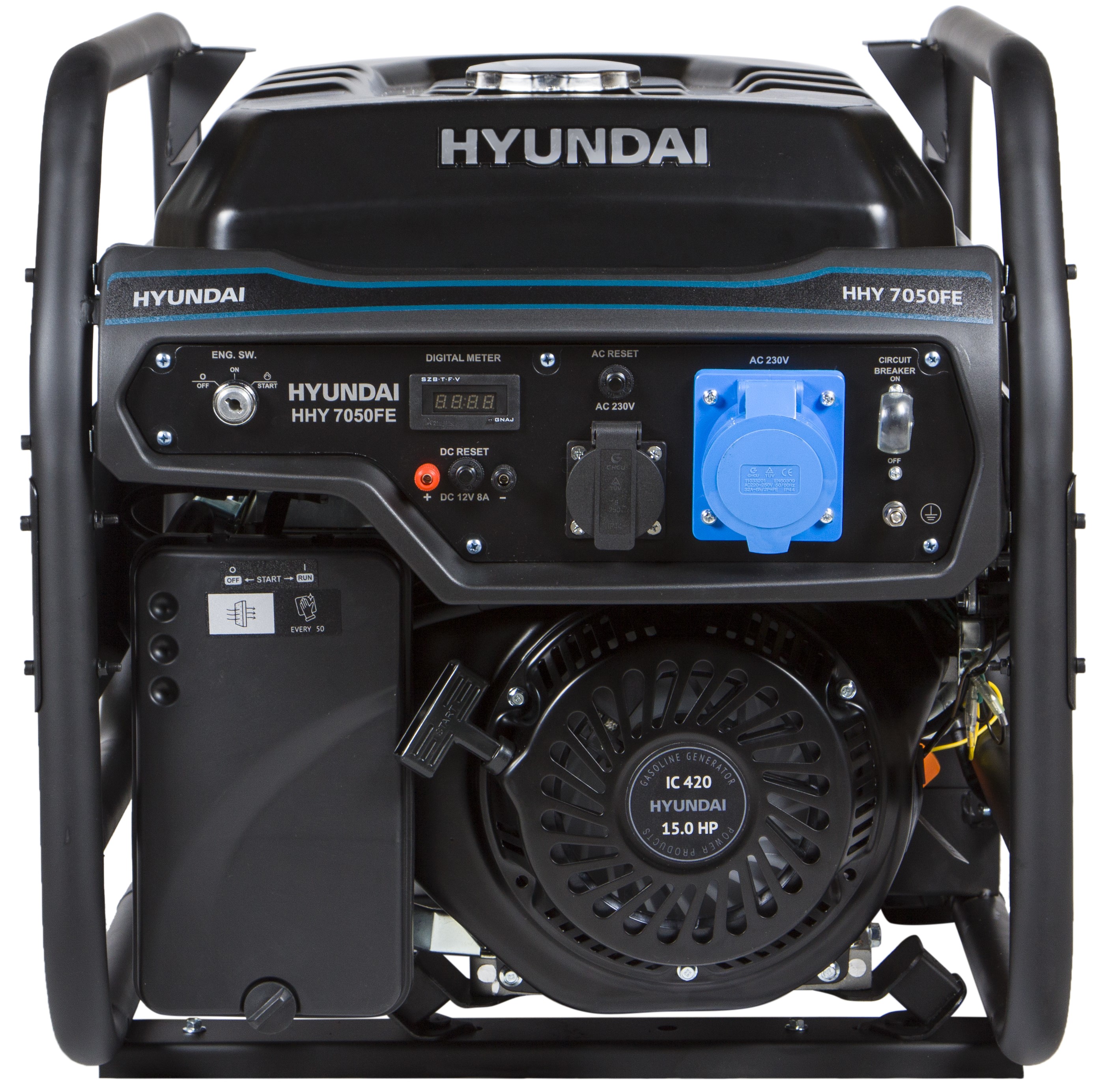 Генератор на 5 кВт Hyundai HHY 7050FЕ