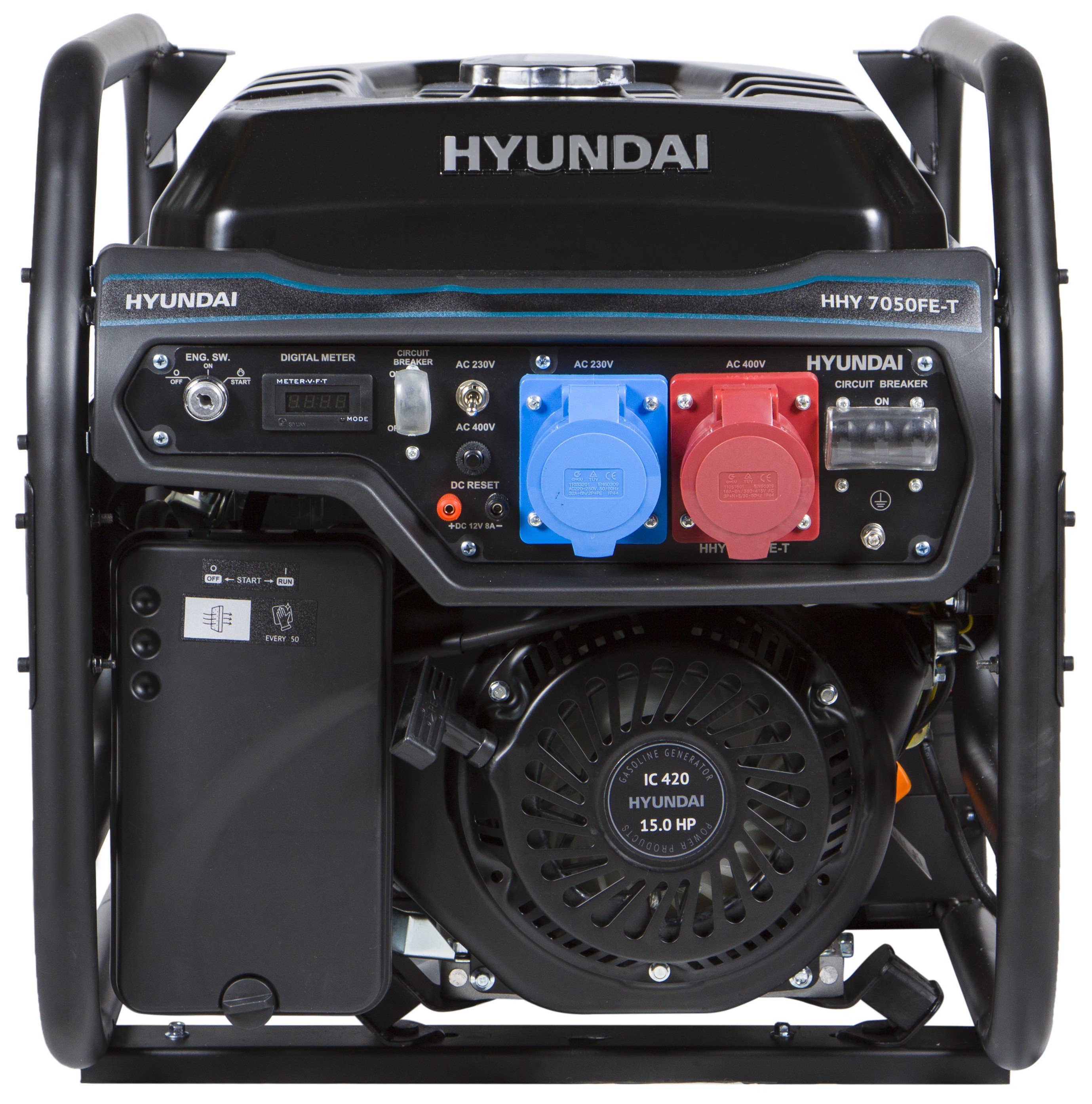 Стаціонарний генератор Hyundai HHY 7050FE-T