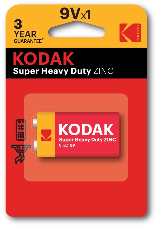 Батарейка Kodak LongLife 6F22 в інтернет-магазині, головне фото