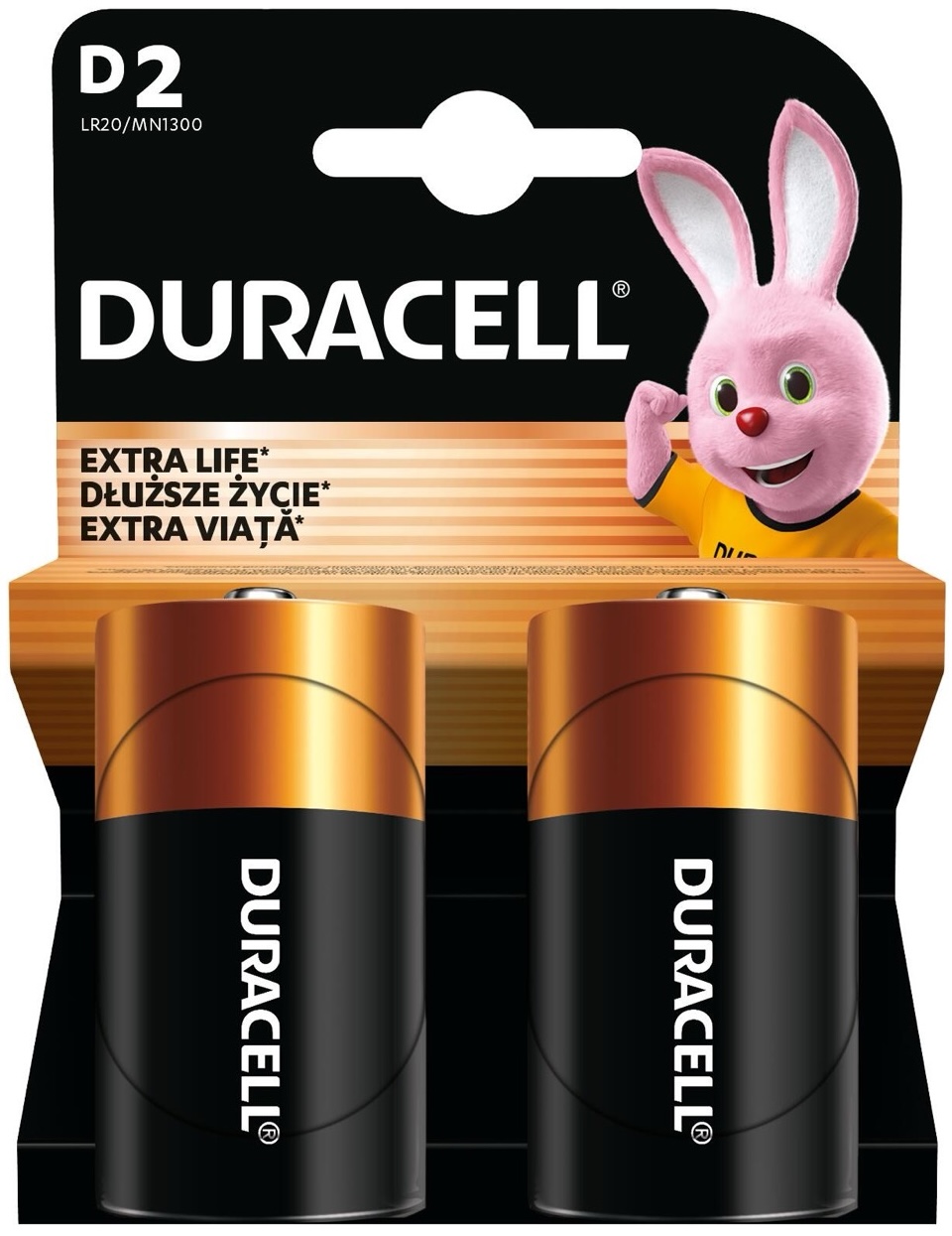 Батарейка Duracell D LR20 MN1300 KPN 2шт. (5000394076730)
