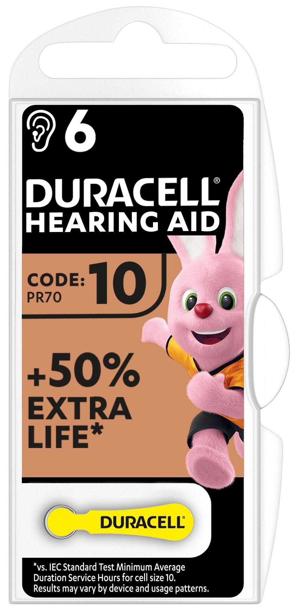 Батарейка Duracell HA 10 (96091449) ціна 235 грн - фотографія 2