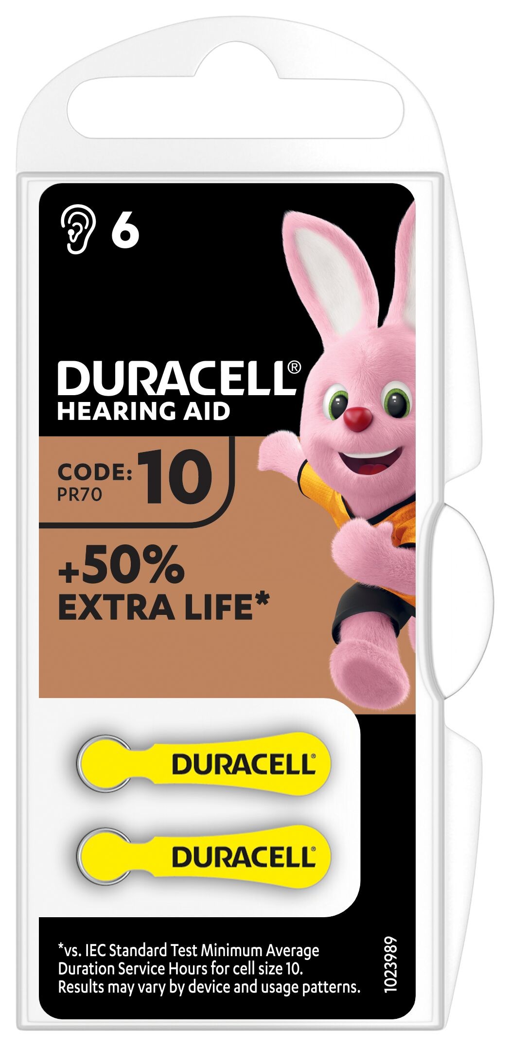 Батарейка Duracell HA 10 (96091449) в интернет-магазине, главное фото