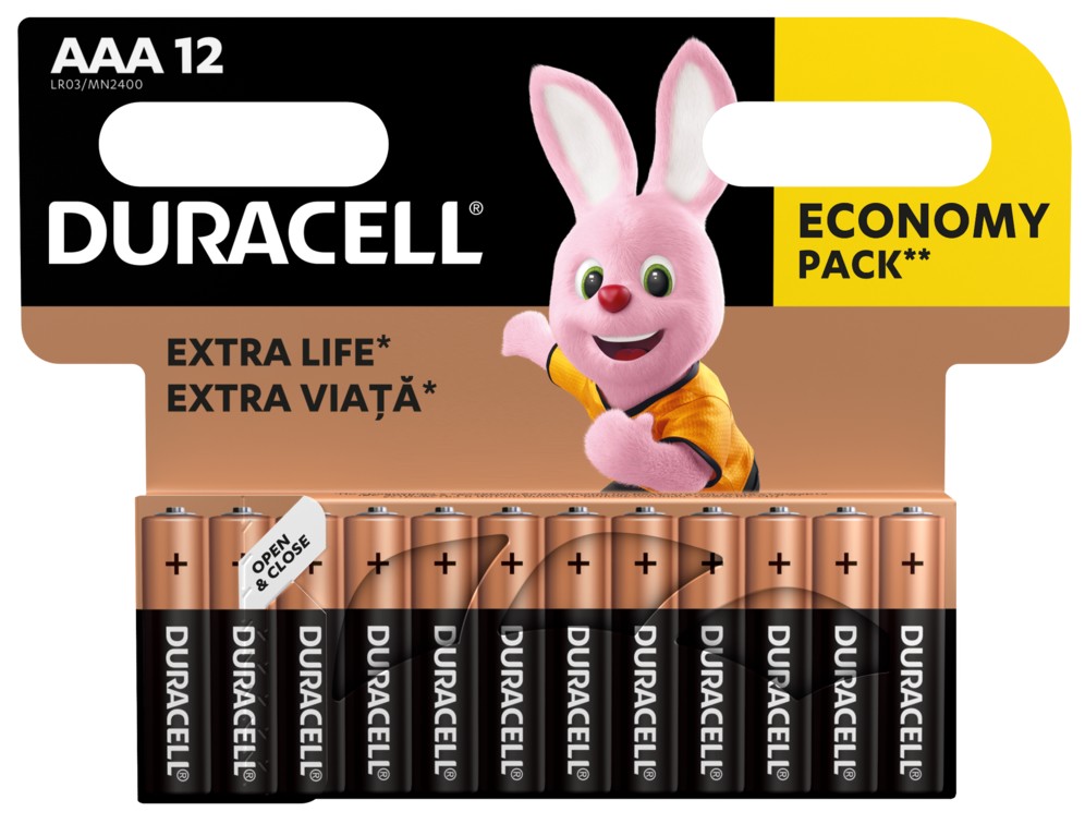 Duracell LR03 MN2400 12шт. (5000394203389)