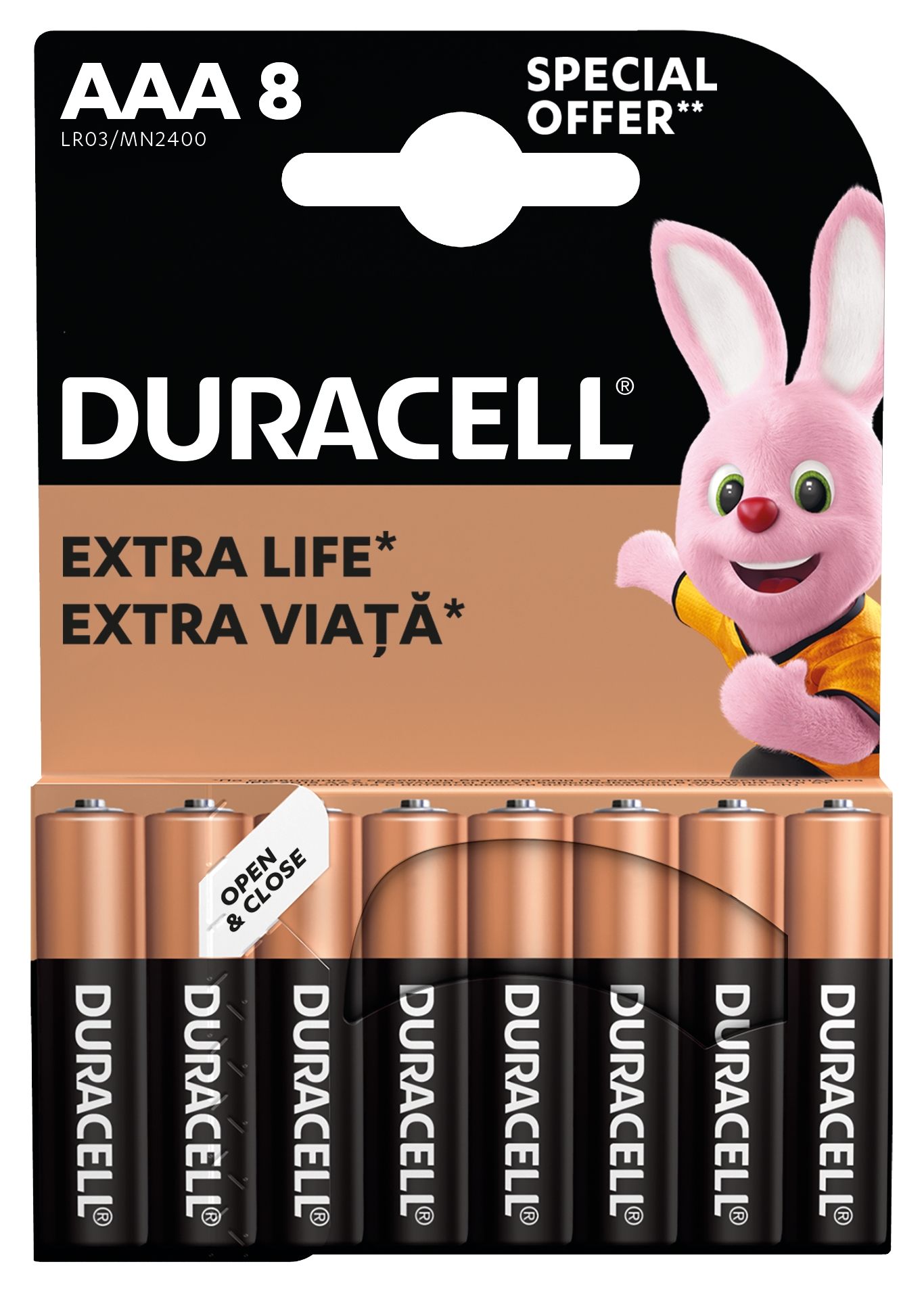 Duracell LR03 MN2400 8шт. (5000394203358)