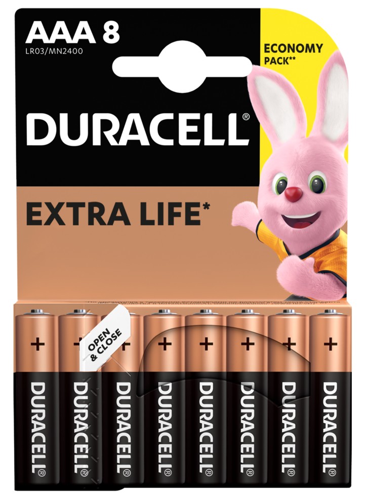 Батарейка Duracell LR03 MN2400 8шт.