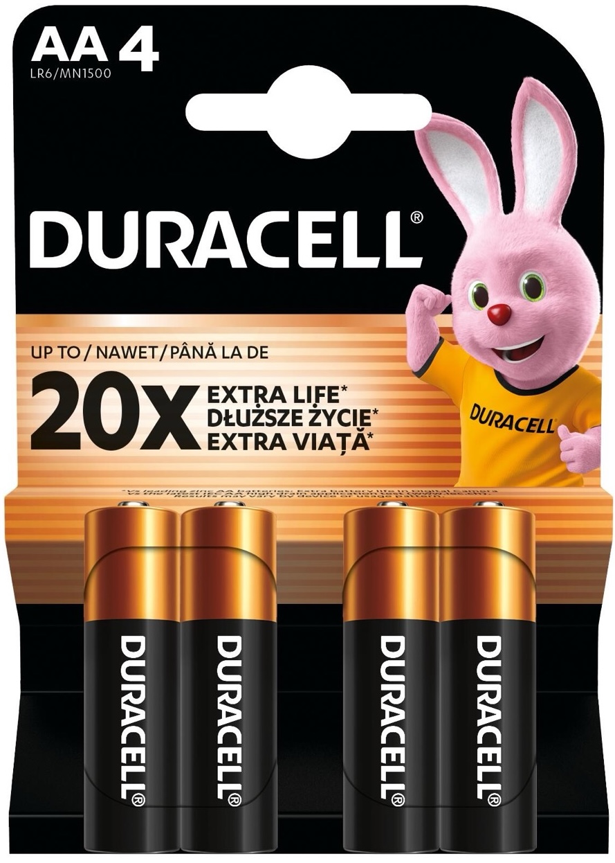 Duracell LR06 MN1500, 1x4 шт. (5000394076952)