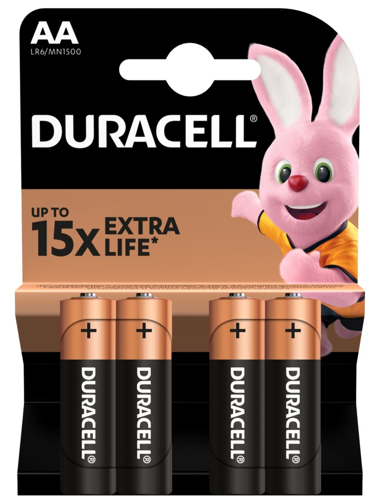 Duracell LR06 MN1500, 1x4 шт. (5000394076952)